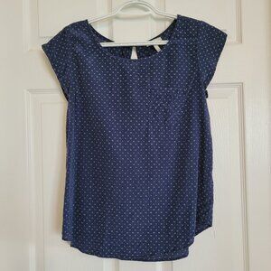 Gorgeous 100% Silk Roman Numeral Office Work Professional Blouse